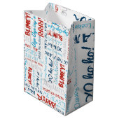 海賊スローガンパーティー海賊中抱き枕 ミディアムペーパーバッグ (裏面アングル)