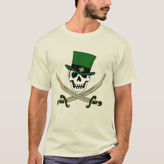 海賊セントパトリックの日のTシャツ Tシャツ (正面)