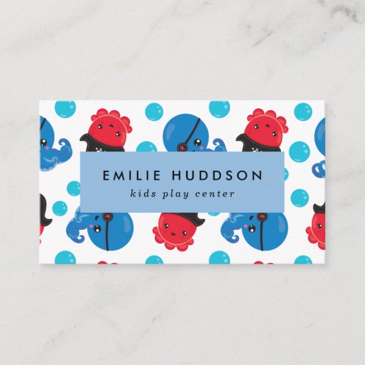 海賊タコ、キッズセン遊ター、アクティビティセンター 名刺 (正面)