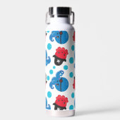 海賊タコ、タコ柄、海獣 ウォーターボトル (正面)