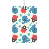 海賊タコ、タコ柄、海獣 カーエアーフレッシュナー (裏面)