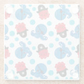 海賊タコ、タコ柄、海獣 ガラスコースター (裏面)