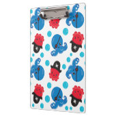 海賊タコ、タコ柄、海獣 クリップボード (左)