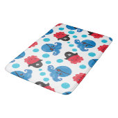 海賊タコ、タコ柄、海獣 バスマット (アングル)