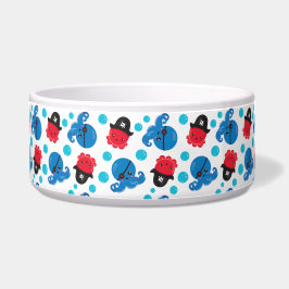 海賊タコ、タコ柄、海獣 ボウル