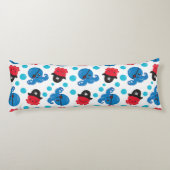 海賊タコ、タコ柄、海獣 ボディピロー (裏面)