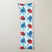 海賊タコ、タコ柄、海獣 ボディピロー (裏面 (縦))