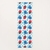 海賊タコ、タコ柄、海獣 ヨガマット (裏面)