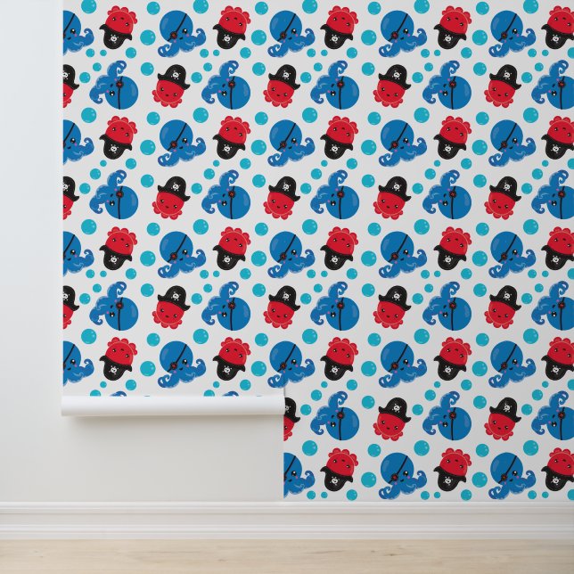 海賊タコ、タコ柄、海獣 壁紙 (アプリケーション)