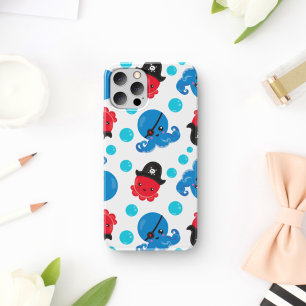 海賊タコ、タコ柄、海獣 iPhone 11 ケース