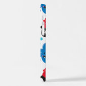 海賊タコ、タコ柄、海獣 iPhoneケース (左側面)