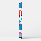 海賊タコ、タコ柄、海、お名前 Case-Mate iPhoneケース (裏面 / 右)