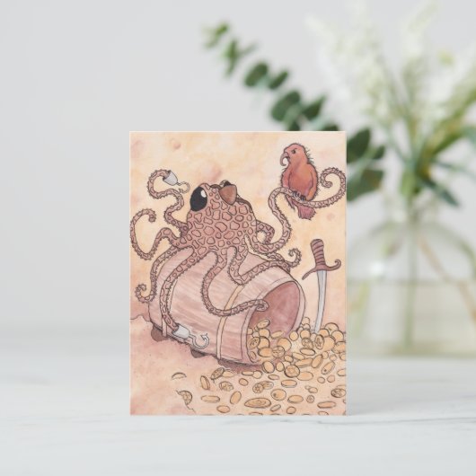 海賊タコ ポストカード (スタンド正面)