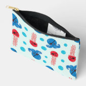 海賊タコ、海賊クラゲ、海獣 アクセサリーポーチ (見開き)