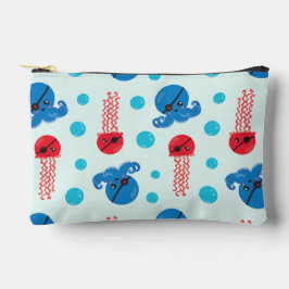 海賊タコ、海賊クラゲ、海獣 アクセサリーポーチ