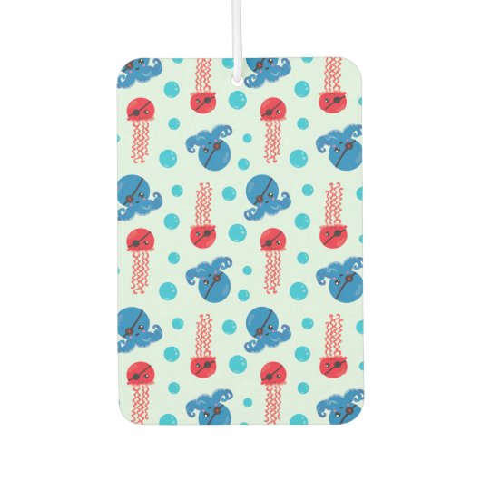 海賊タコ、海賊クラゲ、海獣 カーエアーフレッシュナー (正面)