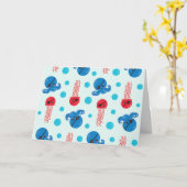 海賊タコ、海賊クラゲ、海獣 カード (黄色い花)