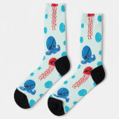 海賊タコ、海賊クラゲ、海獣 ソックス (左)