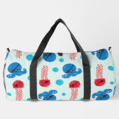 海賊タコ、海賊クラゲ、海獣 ダッフルバッグ (裏面)