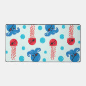 海賊タコ、海賊クラゲ、海獣 デスクマット (正面)