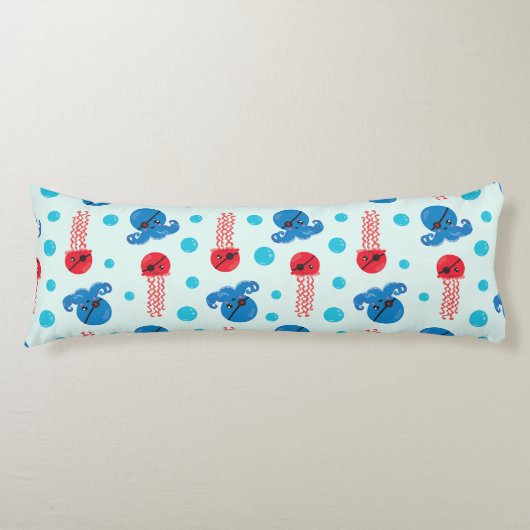 海賊タコ、海賊クラゲ、海獣 ボディピロー (正面)