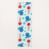 海賊タコ、海賊クラゲ、海獣 ヨガマット (正面)