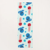 海賊タコ、海賊クラゲ、海獣 ヨガマット (裏面)