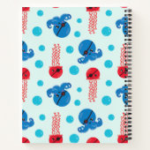 海賊タコ、海賊クラゲ、海、お名前 ノートブック (裏面)