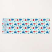 海賊タコ、海賊クラゲ、海、お名前 ヨガマット (正面(横))