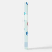 海賊タコ、海賊クラゲ、海、お名前 iPhoneケース (右側面)