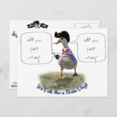 海賊ダック ポストカード (正面/裏面)