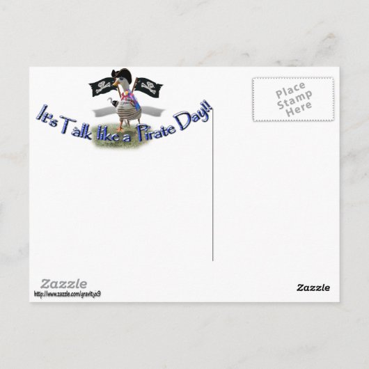 海賊ダック ポストカード (裏面)