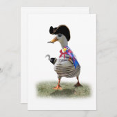 海賊ダック 招待状 (正面/裏面)