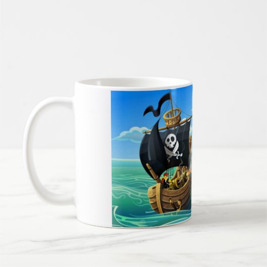 海賊ダニー・ダックのコーヒーマグ コーヒーマグカップ (左)