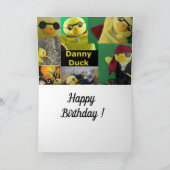 海賊ダニー・ダックの誕生日カード カード (内部)