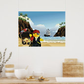 海賊ダニー・ダック。 ポスター (キッチン)