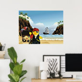 海賊ダニー・ダック。 ポスター (ホームオフィス)