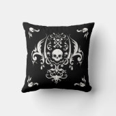 海賊ダマスク織の装飾用クッション クッション (裏面)