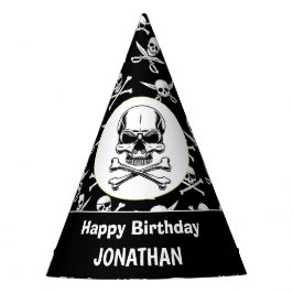 海賊テーマパーティーアダルトスカル。出荷スカル パーティーハット