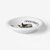 海賊テーマパーティー大人誕生日ホワイト ペーパーボウル (傾斜あり)