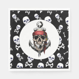 海賊テーマパーティ航海のー スタンダードランチョンナプキン