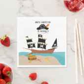 海賊テーマ誕生会 スタンダードランチョンナプキン (インサイチュ)