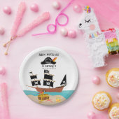 海賊テーマ誕生会 ペーパープレート (パーティー)