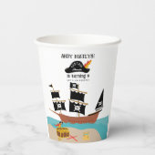 海賊テーマ誕生会 紙コップ (裏面)