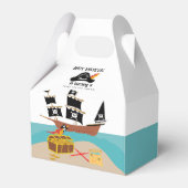 海賊テーマ誕生日パーティーありがとう フェイバーボックス (正面サイド)