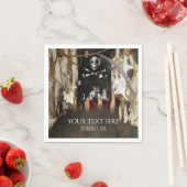 海賊テーマ誕生日又はバチュラーパーティ スタンダードカクテルナプキン (インサイチュ)