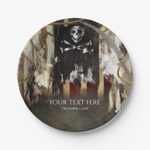 海賊テーマ誕生日又はバチュラーパーティ ペーパープレート