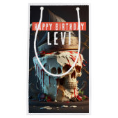 海賊テーマ誕生日 スモールペーパーバッグ (正面)