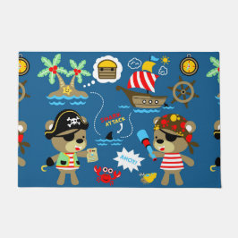 海賊テーマ ドアマット