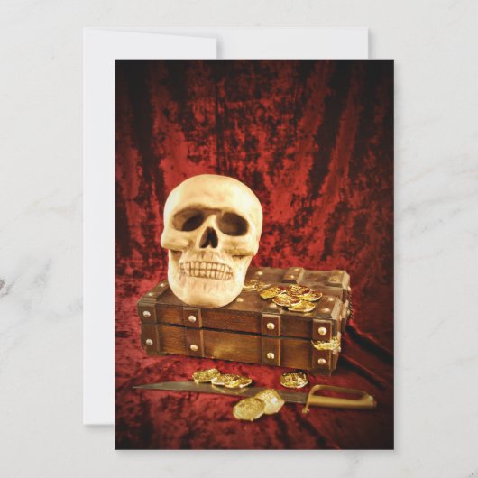 海賊トレジャーハローウィンパーティ 招待状 (正面)